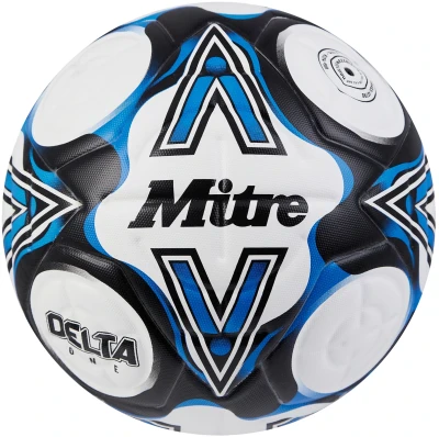 Mitre Delta One 24 Football - White / Black / Blue
