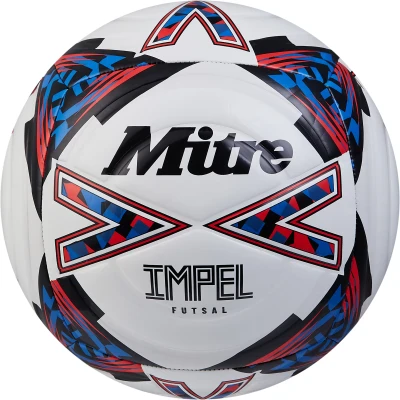 Mitre Impel 24 Futsal Ball - White / Black / Red