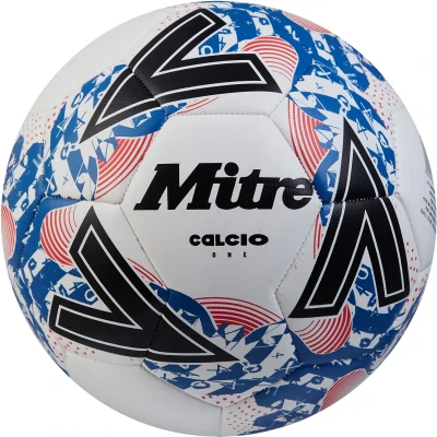 Mitre Calcio 24 Football - White / Black / Blue