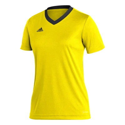 Adidas Entrada 22 Women's Jersey - Team Yellow / Black