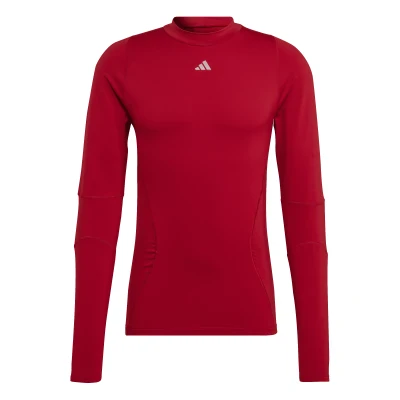 Adidas Techfit Cold.RDY Longsleeve T-Shirt - Team Power Red 2