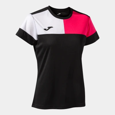 Joma Crew V Women's Shirt - Black / Pink / White