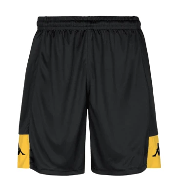 Kappa Daggo Shorts - Black / Yellow Chrome