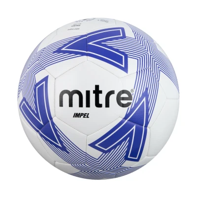Mitre 21 Impel Training Football - White / Dazzling Blue