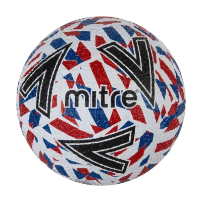 Mitre Street Soccer Indoor Football - White / Red / Blue / Black