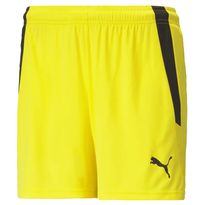 Puma teamLIGA Women's Shorts - Cyber Yellow