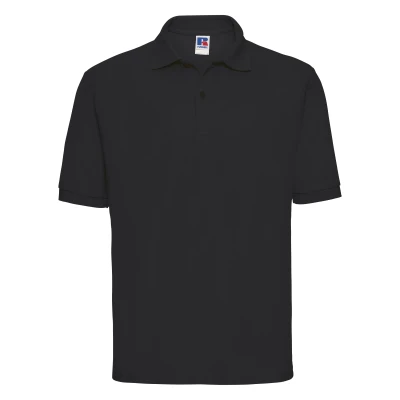 Russell Classic Polycotton Polo - Black