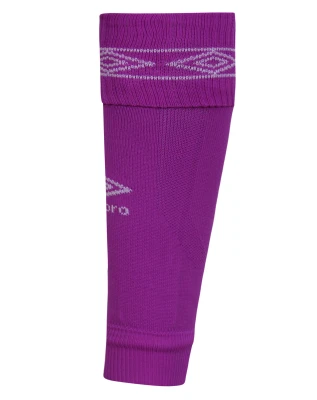 Umbro Diamond Footless Socks - Purple Cactus / White