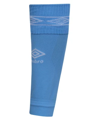 Umbro Diamond Footless Socks - Sky Blue / White