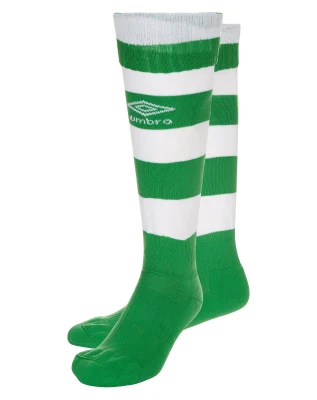 Umbro Hoop Socks - Emerald / White