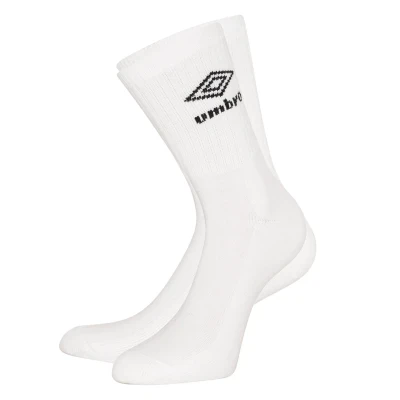 Umbro Sport Socks - White / Black (3 pairs)