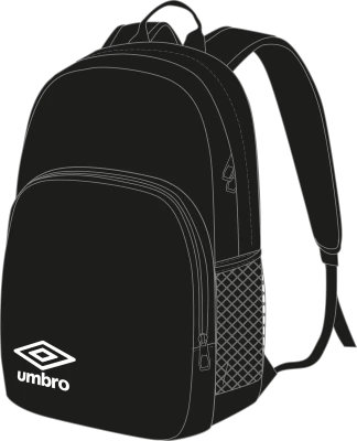 Umbro Team Training Academy Backpack - Black/ White